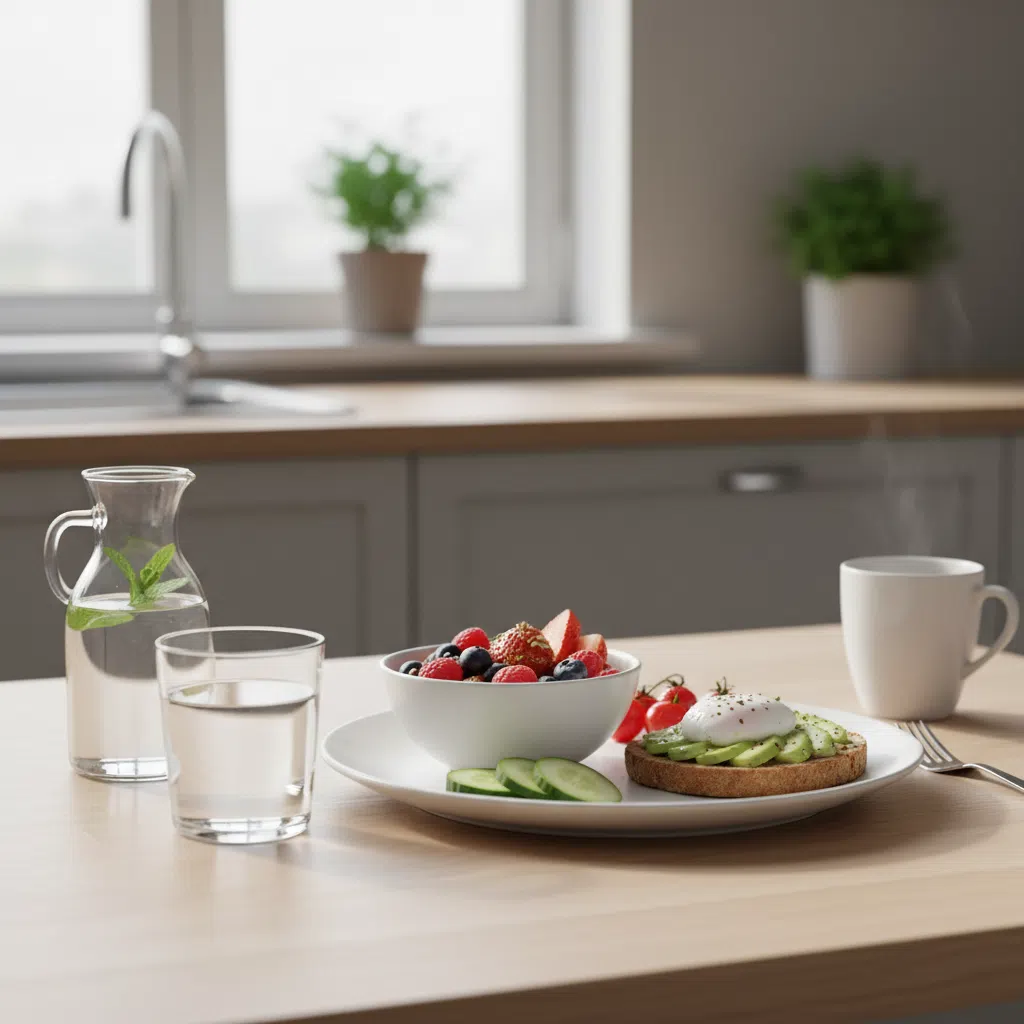 Person hält eine Tasse Kaffee am Morgen - aktiver Lebensstil Nährstoffe Ergänzung